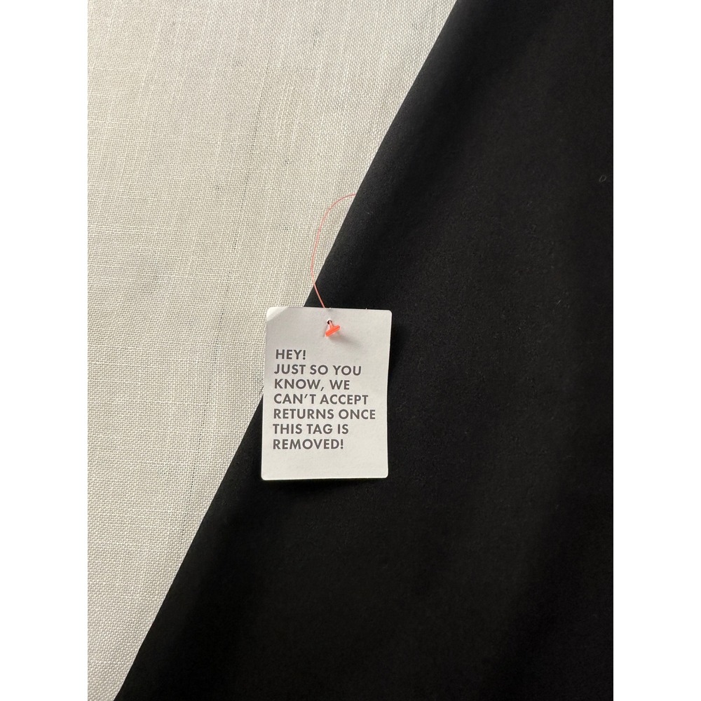 ASOS DESIGN Petite Black Wide Leg High Waisted Trousers Size US 4 137111422 - Picture 8 of 8